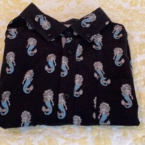 Men's Black Paisley Shirt